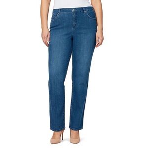 NWT Gloria Vanderbilt Plus Size Amanda Jeans Frisco Wash Stretch Denim 24W